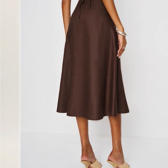 NWT Ivy Linen Skirt Reformation - Picture 2 of 3
